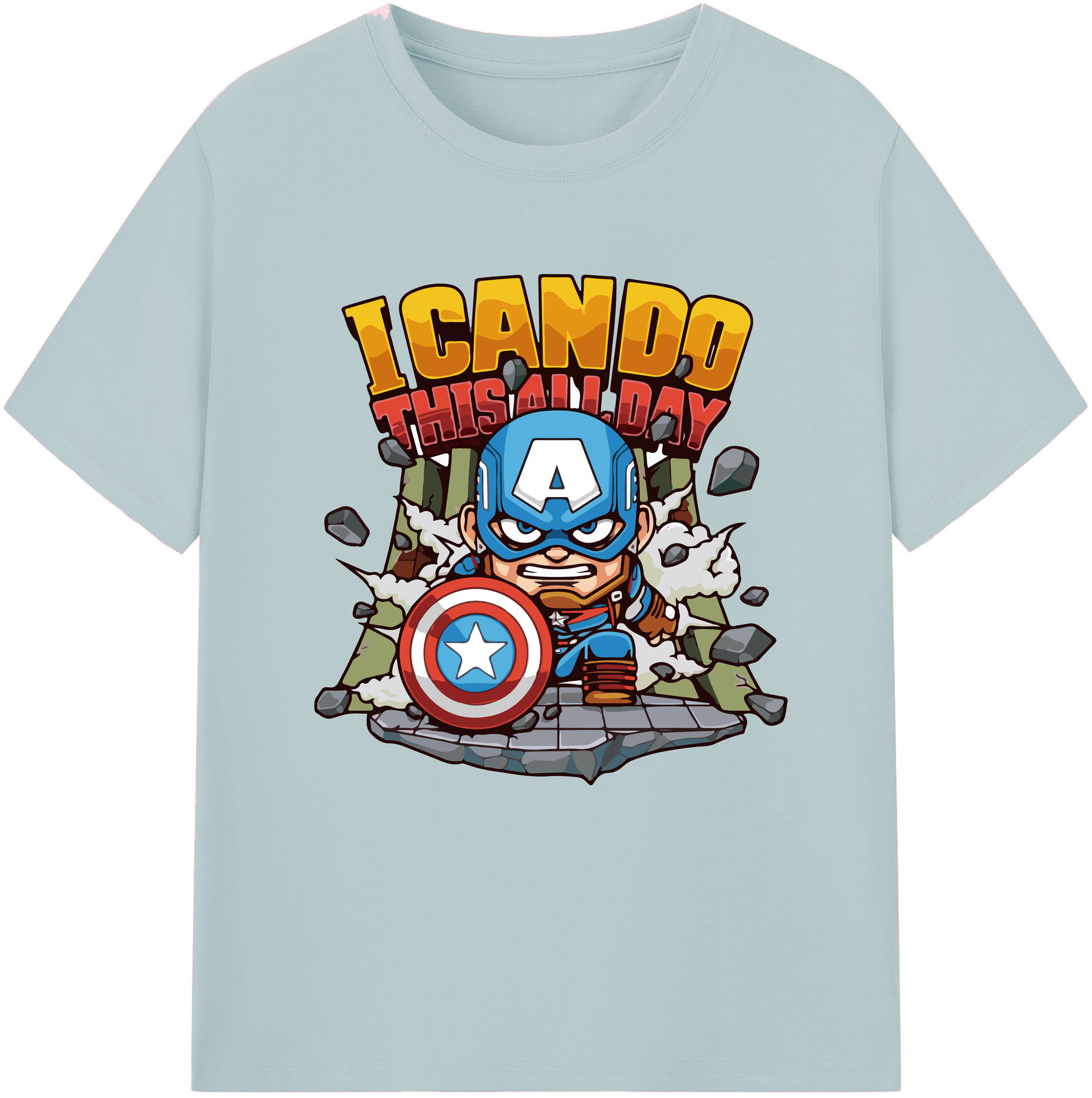 （画像用） アベンジャーズ The Avengers 綿100％半袖Tシャツ（フロントプリント）
